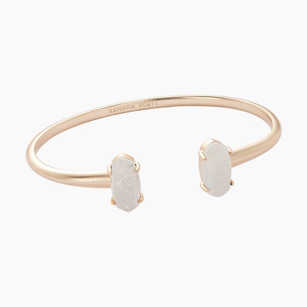 Kendra Scott Gold and White Minimalist Bracelet
